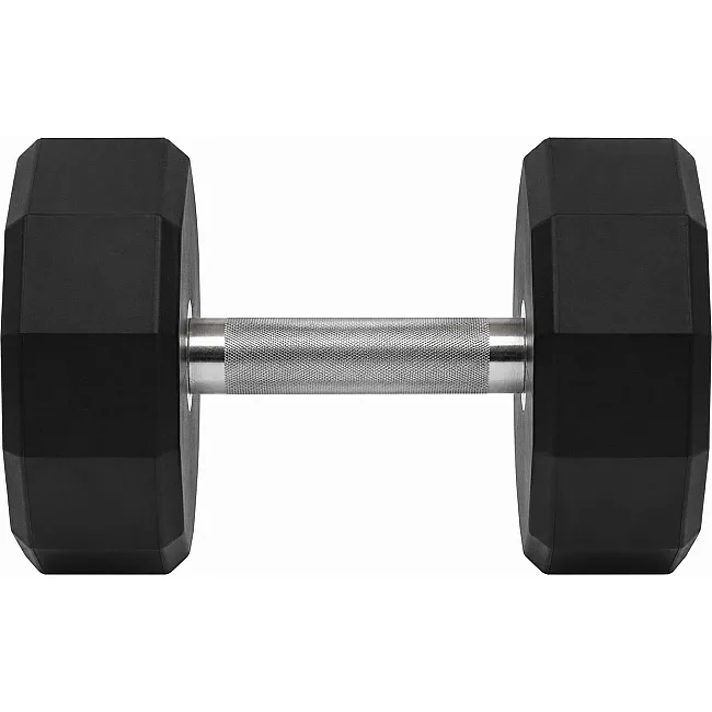 Гантель профессиональная с полиуретановым покрытием HAMMER STRENGHT TA-9215-27_5 (Черный)