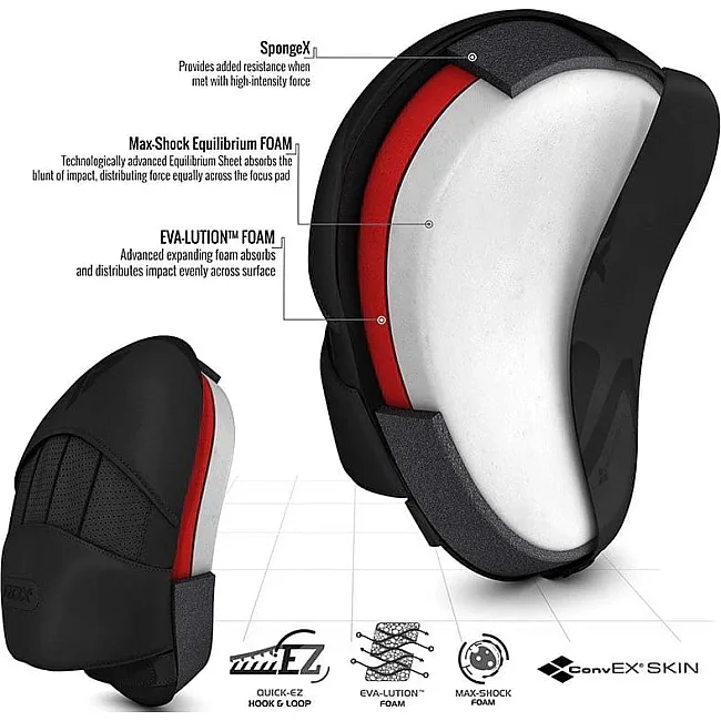 Лапи RDX FOCUS PAD T15 чорний One Size