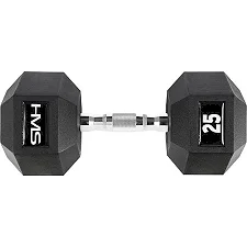 Гантель шестигранный HMS HEX PRO, 25 кг
