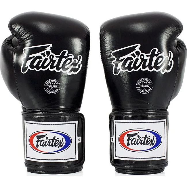 Боксерские перчатки Fairtex BGV5 Black (бинты в комплекте)