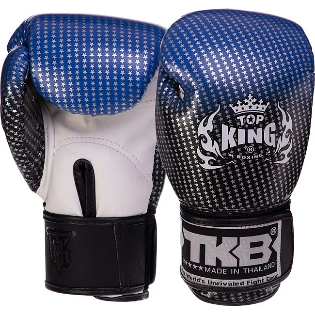 Перчатки для бокса

 детские
 кожаные TOP KING Super Star TKBGKC-01 (Серебряный)