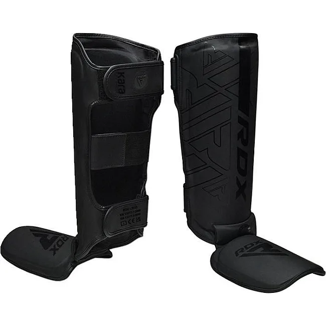 Защита голени и стопы RDX F6 KARA Shin Instep Guards Black