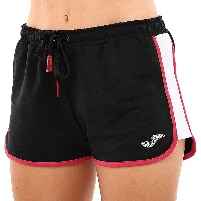 Спортивные шорты короткие
 женские JOMA

 BERRY 901926-100 4XS-XS (Черный-белый)