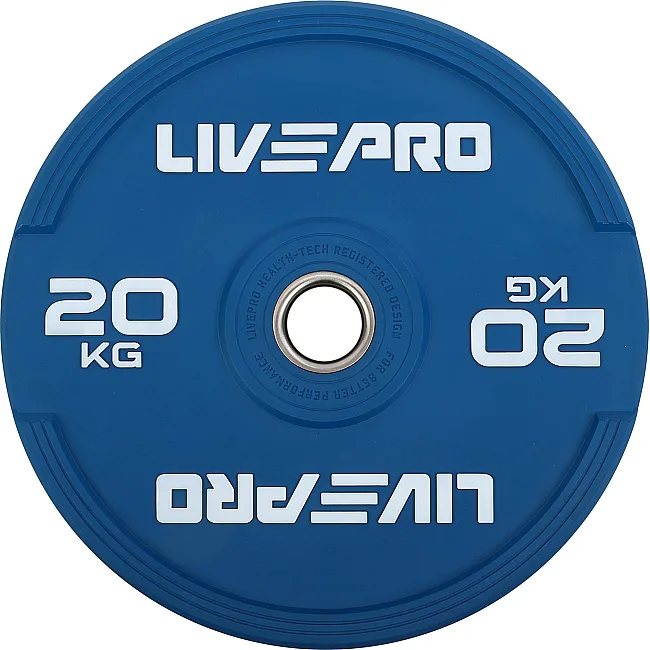 Бамперный диск резиновый

 LiveUp LP8332-20 ø50.5мм 20кг