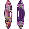 Пенни борд Penny Board круизер пластиковый со светящимися колесами и ручкой для переноски 24" SP-SPORT HB-31B-4
