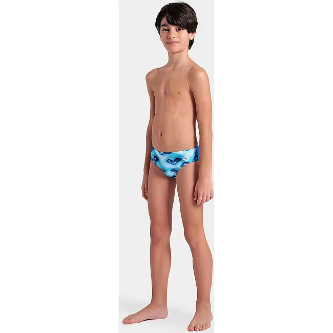 Плавки-сліпи для хлопців Arena FOAM SWIM BRIEFS білий, зелений, бірюзовий
