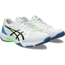 Кроссовки мужские сквош Asics Gel-Rocket 11 white/black/blue