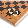 Шахматы шашки нарды 3 в 1 набор настольных игр деревянные SP-SPORT
 S2414
 23см x 23см