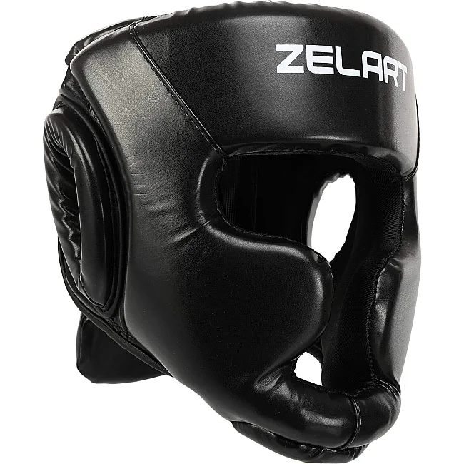 Тренировочный шлем для бокса PU ZELART BO-6001 (Красный)