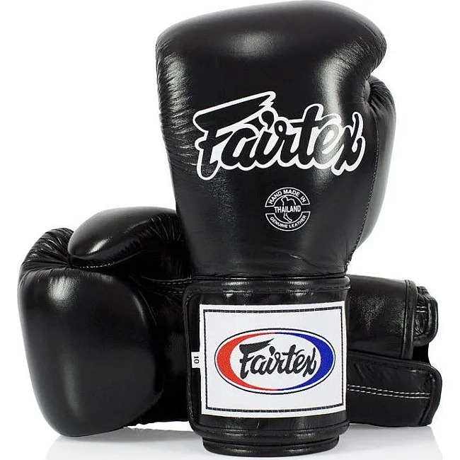 Боксерские перчатки Fairtex BGV5 Black (бинты в комплекте)