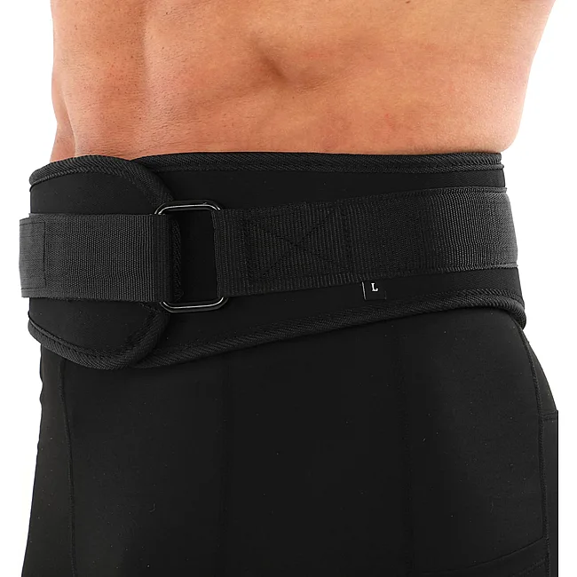 Пояс атлетический текстильный EZOUS LIFTING BELT O-06 спинка-15см