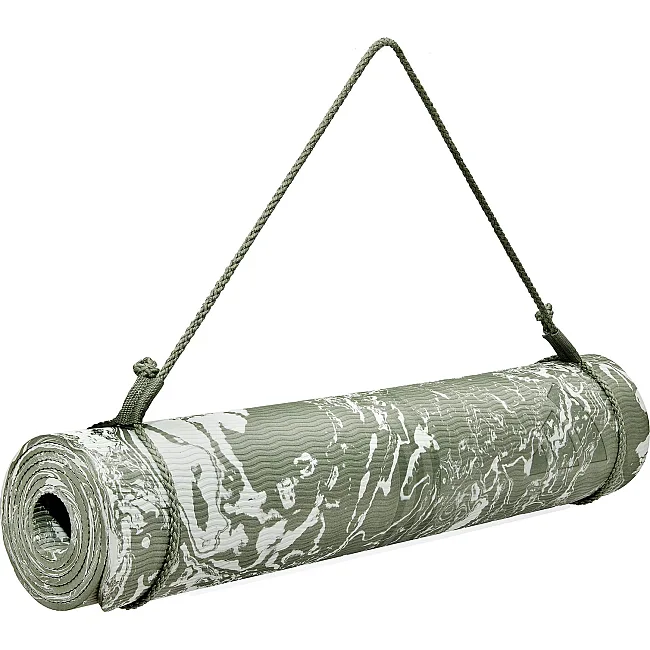 Коврик для йоги Adidas Camo Yoga Matte зеленый 176 х 61 х 0,5 см