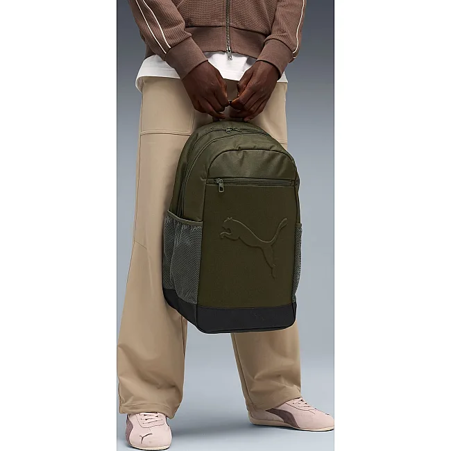 Рюкзак Puma BUZZ Backpack 28L зеленый 47,5х28х20 см
