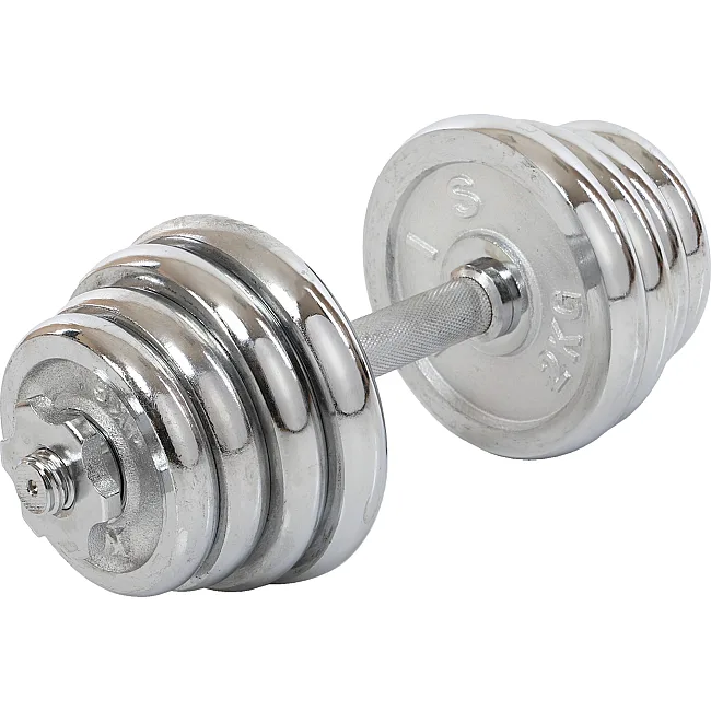 Разборные гантели
 стальные хромированные 27кг HIGHQ SPORT TA-0013-27CH 2шт по 13,5кг хром