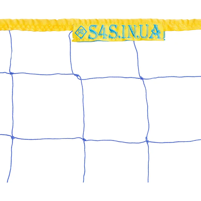 Волейбольна сітка SP-PLANETA Економ15 SO-0942 9x0, 9м (Білий-зелений)