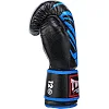Перчатки для бокса


 кожаные TWINS


 BO-5058 8-14унций (Черный-синий)