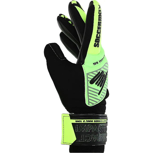 Вратарские перчатки
 профессиональные с защитой пальцев SOCCERMAX GK-4317
 7-11 (Салатовый-лимонный)