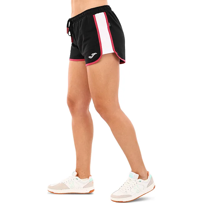 Спортивные шорты короткие
 женские JOMA

 BERRY 901926-100 4XS-XS (Черный-белый)