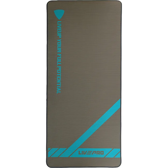 Коврик для фитнеса и спорта LiveUp LP8228 185x80x1см (Серый)