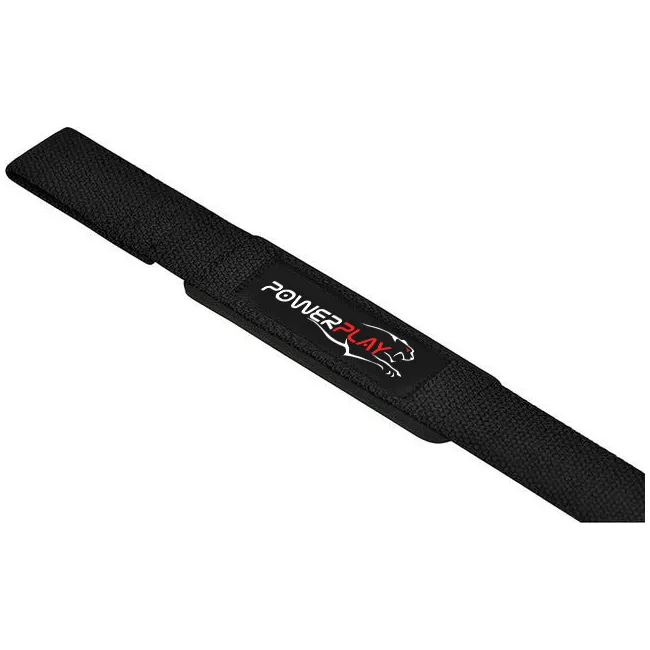 Лямки для тяги PowerPlay 7065 Classic Lifting Gym Straps Черные