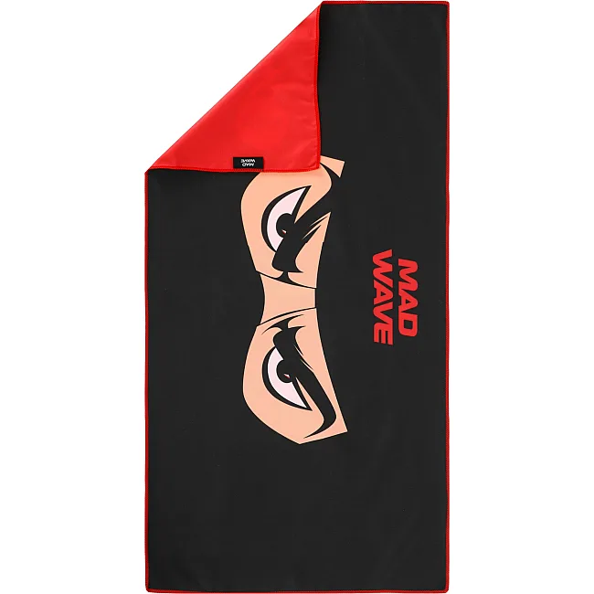 Спортивное полотенце
 из микрофибры MADWAVE
 NINJA M076104101W 80х40см (Черный)
