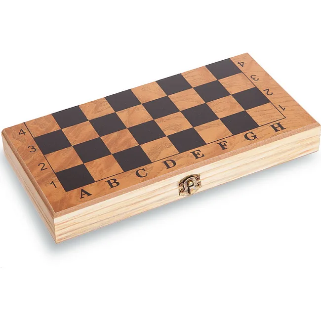 Шахматы шашки нарды 3 в 1 набор настольных игр деревянные SP-SPORT
 S2414
 23см x 23см