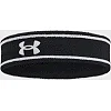 Пов'язка на голову UNDER ARMOUR Striped Performance Terry HB чорний OSFM
