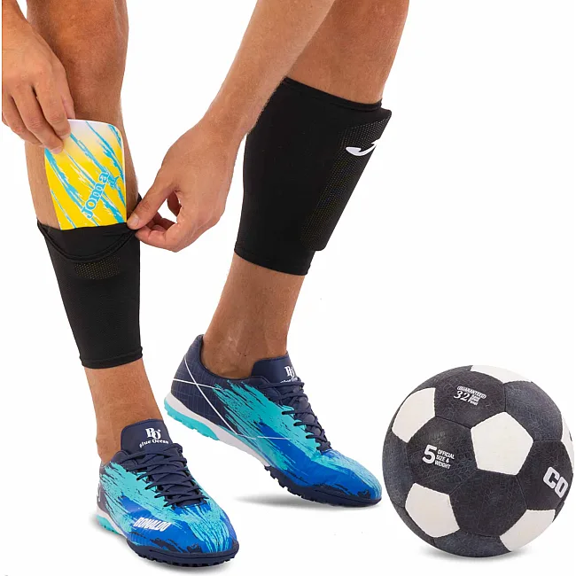 Щитки для футболу
 з тримачем щитків у комплекті JOMA

 SPIDER 401673-067 (Жовто-блакитний)