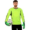 Вратарские перчатки с защитой пальцев ATHPIK FB-9277 (Синий-желтый)