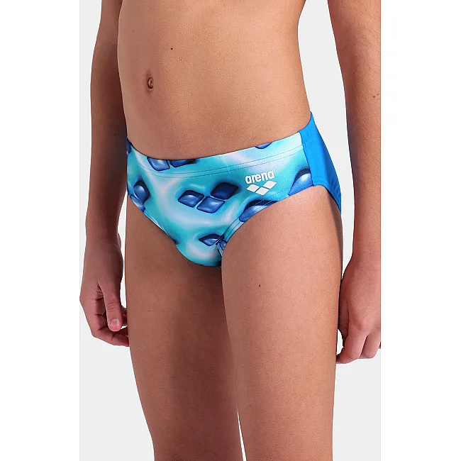 Плавки-сліпи для хлопців Arena FOAM SWIM BRIEFS білий, зелений, бірюзовий