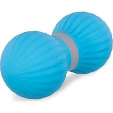 М'яч масажний подвійний для МФР та самомасажу Duoball SP-SPORT FI-0728 ø6,5см (Блакитний)
