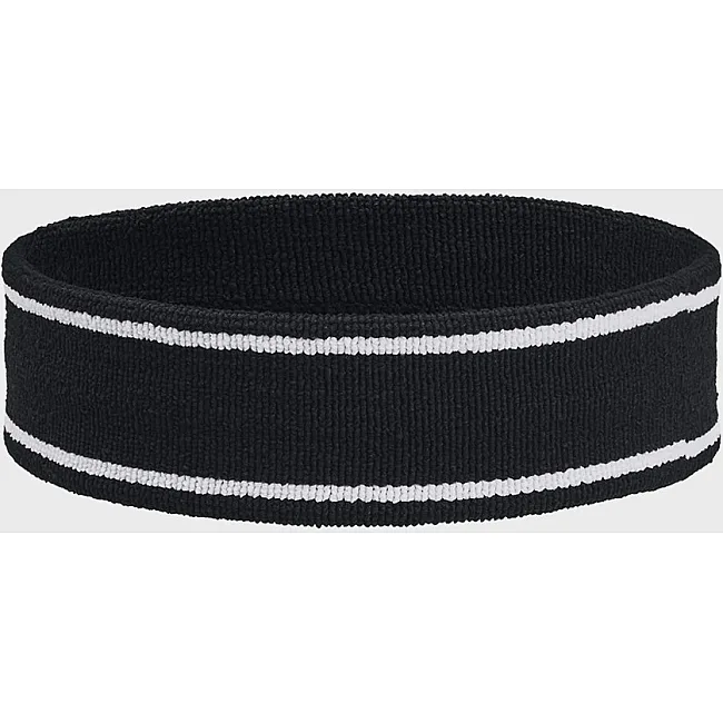Пов'язка на голову UNDER ARMOUR Striped Performance Terry HB чорний OSFM