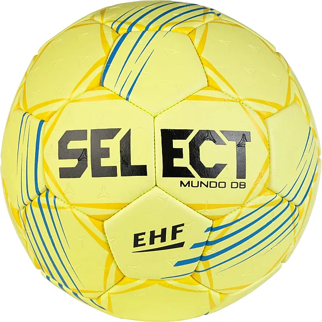 Мяч гандбольный SELECT MUNDO DB v24 желтый 0, ст. 166085-552
