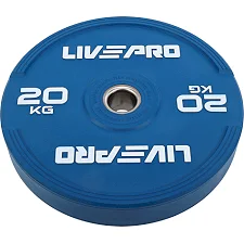 Бамперний диск гумовий LiveUp LP8332-20 ø50.5мм 20кг