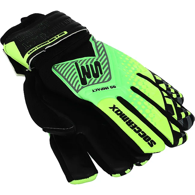 Вратарские перчатки
 профессиональные с защитой пальцев SOCCERMAX GK-4317
 7-11 (Салатовый-лимонный)