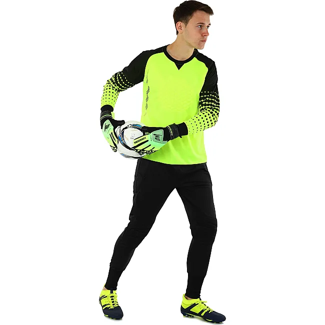 Вратарские перчатки
 профессиональные с защитой пальцев SOCCERMAX GK-4317
 7-11 (Салатовый-лимонный)