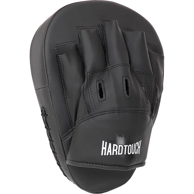 Лапа боксерская изогнутая тренировочная PU HARD TOUCH BO-4457 18,5х5х24см 2штуки (Черный)