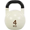 Гиря соревновательная цельная стальная окрашенная LiveUp LP9008-4 4кг
