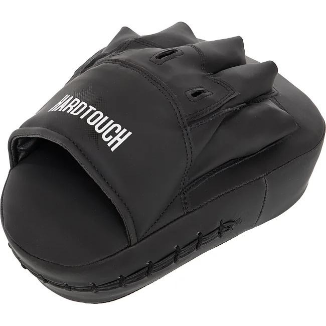 Лапа боксерская изогнутая тренировочная PU HARD TOUCH BO-4457 18,5х5х24см 2штуки (Черный)