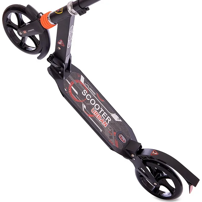 Самокат городской двухколесный складной XINZ SCOOTER 116-B (Черный)
