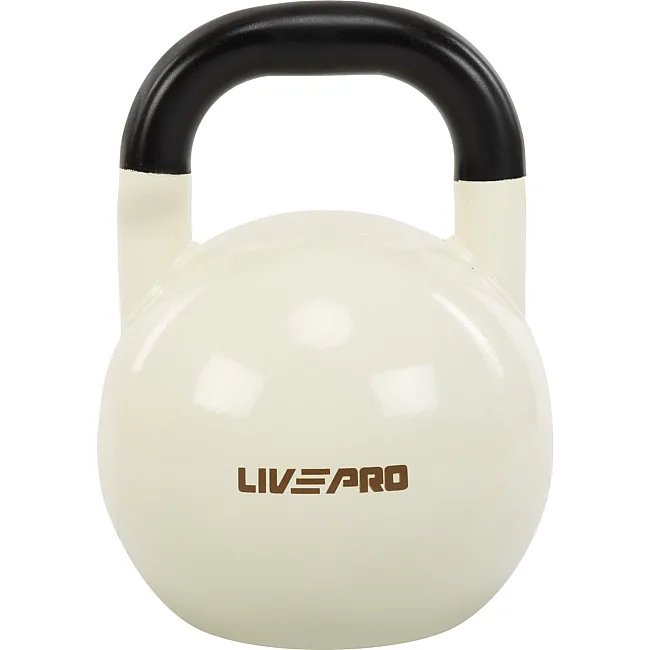 Гиря соревновательная цельная стальная окрашенная LiveUp LP9008-4 4кг