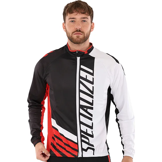 Велоформа демисезонная джерси с длинным рукавом и штаны с лямками SPOINT SPECIALIZED R-3