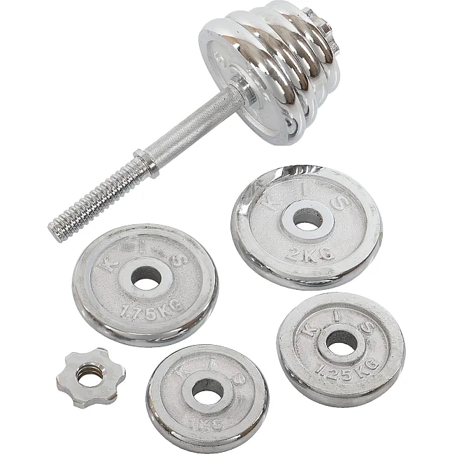 Разборные гантели
 стальные хромированные 27кг HIGHQ SPORT TA-0013-27CH 2шт по 13,5кг хром