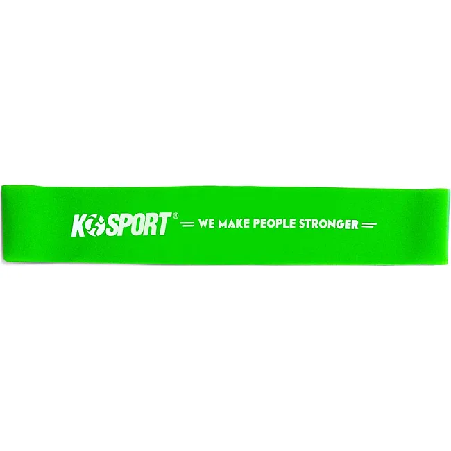Лента-эспандер для упражнений K-Sport Power Band Min зеленая