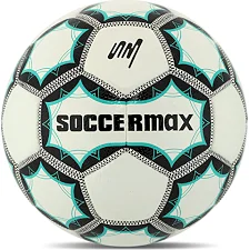 Футбольный мяч SOCCERMAX FB-8079 №5 PU (Белый-бирюзовый)