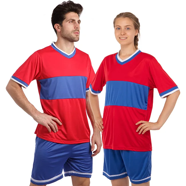 Футбольна форма
 комплект футболка та шорти SP-SPORT

 Two colors CO-150

3 (Червоний-синій)