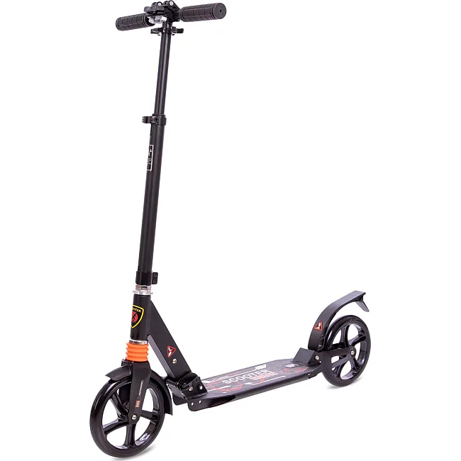Самокат городской двухколесный складной XINZ SCOOTER 116-B (Черный)