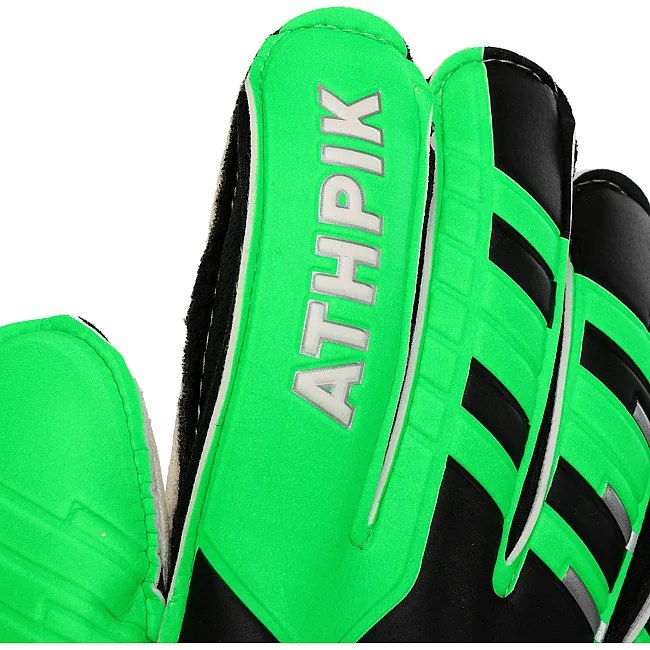 Вратарские перчатки с защитой пальцев ATHPIK FB-9277 (Синий-желтый)