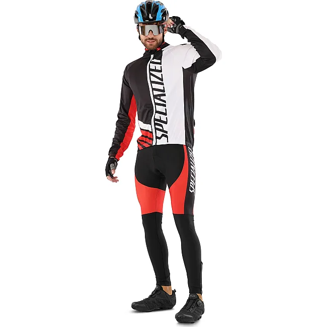 Велоформа демисезонная джерси с длинным рукавом и штаны с лямками SPOINT SPECIALIZED R-3