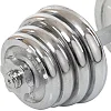 Разборные гантели
 стальные хромированные 27кг HIGHQ SPORT TA-0013-27CH 2шт по 13,5кг хром